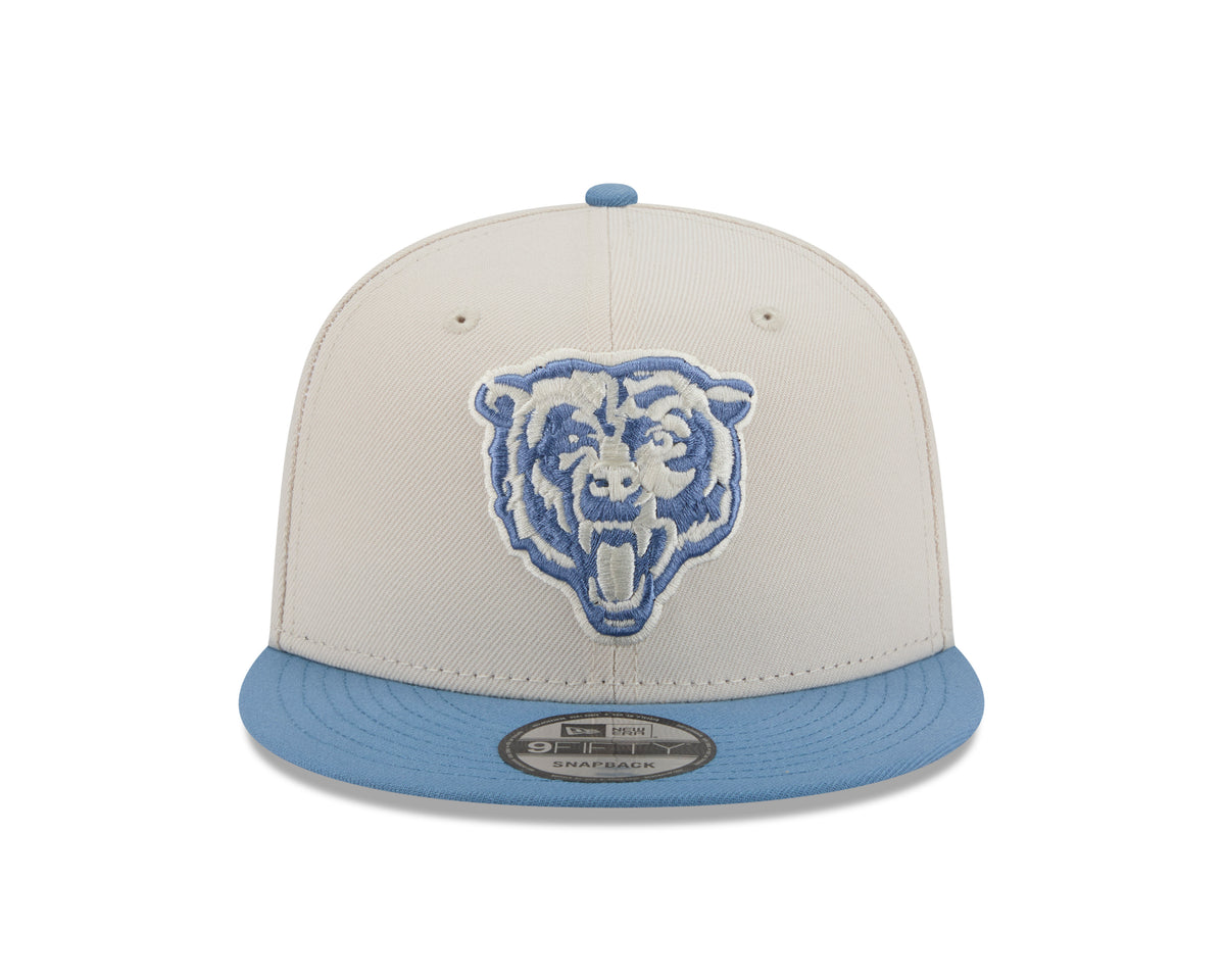 NFL Chicago Bears New Era Marina 9FIFTY Snpaback Hat- Cream