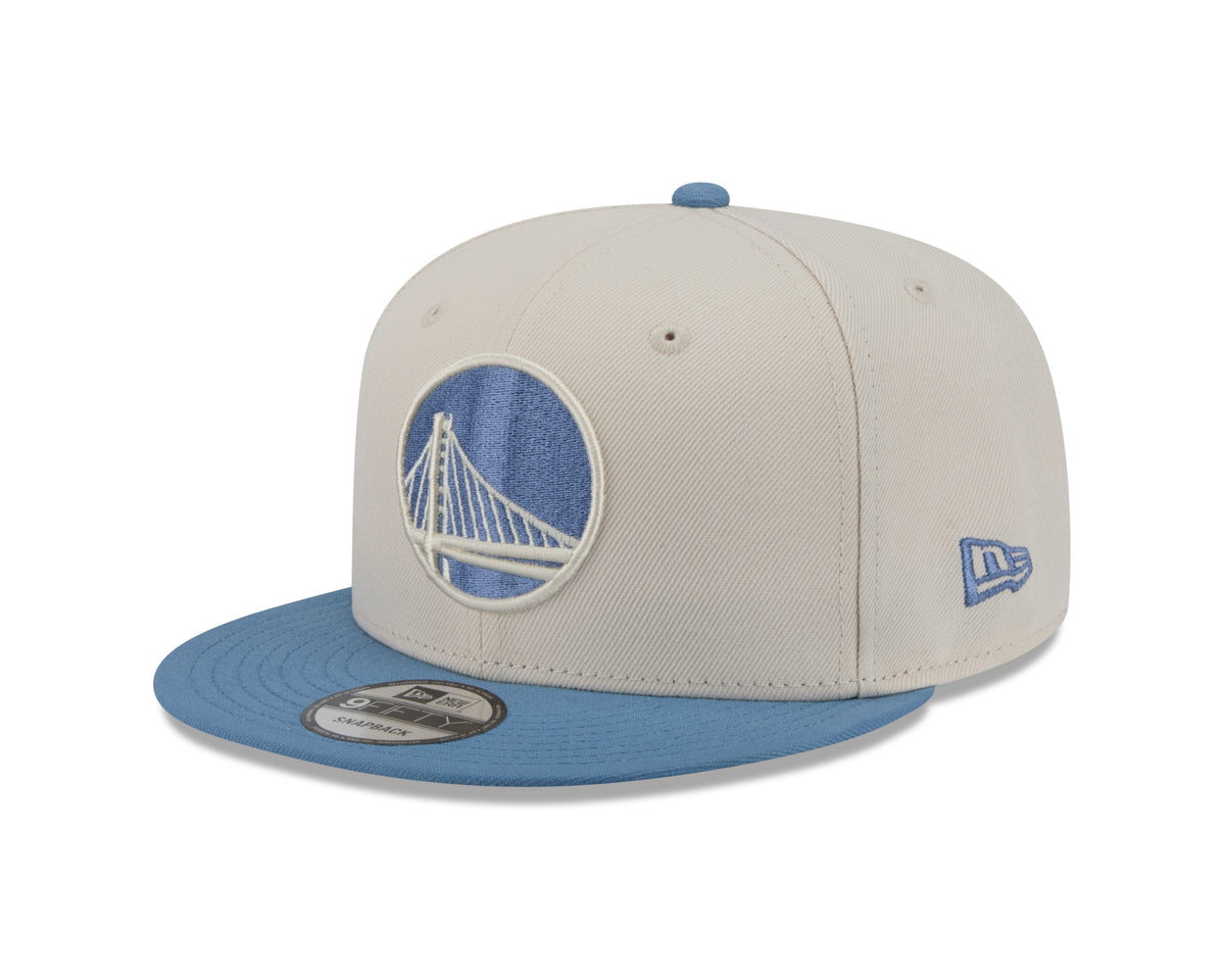 NBA Golden State Warriors New Era Marina 9FIFTY Snpaback Hat- Cream