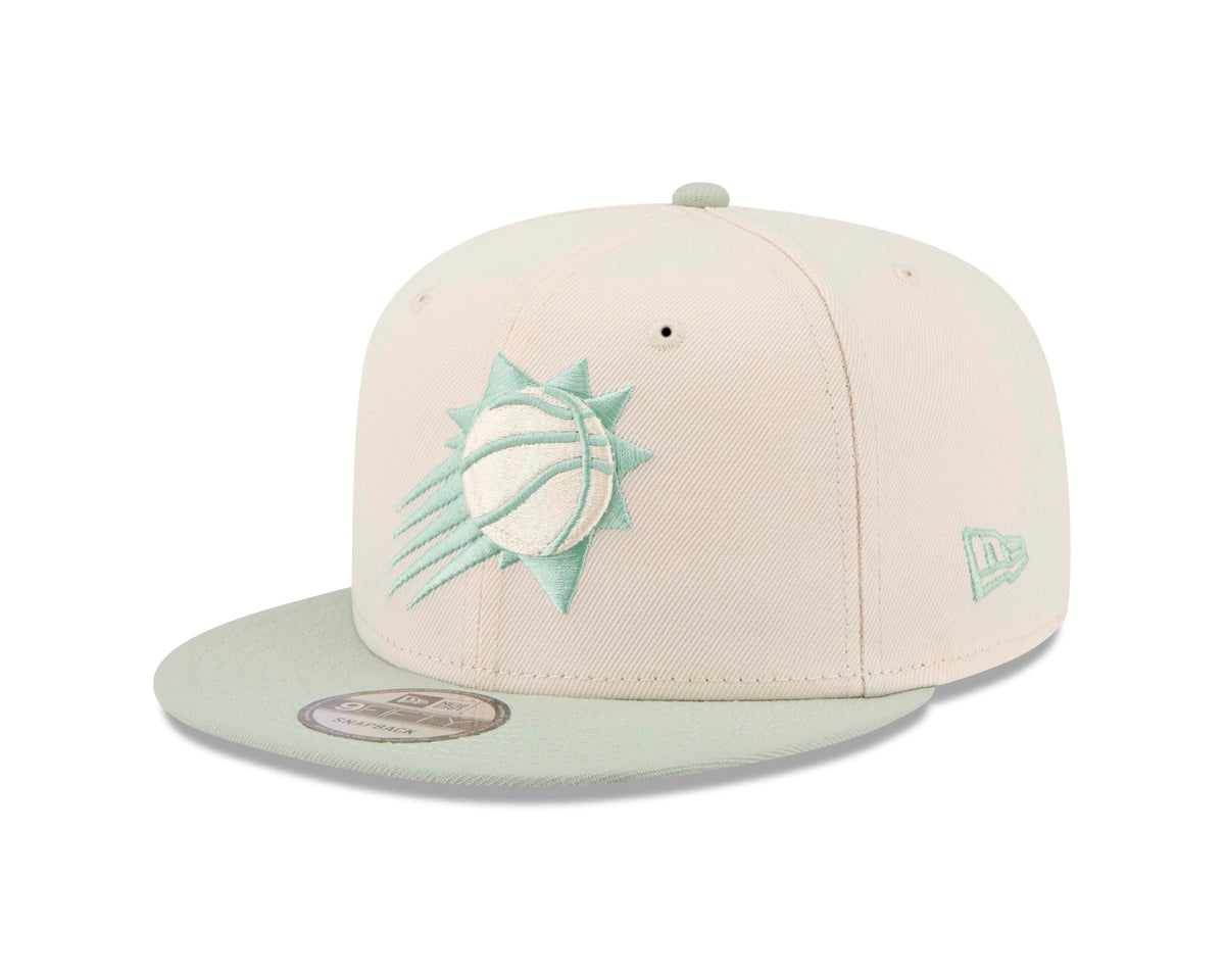 NBA Phoenix Suns New Era Two-Tone Sea Glass 9FIFTY Snapback Hat- Light Cream
