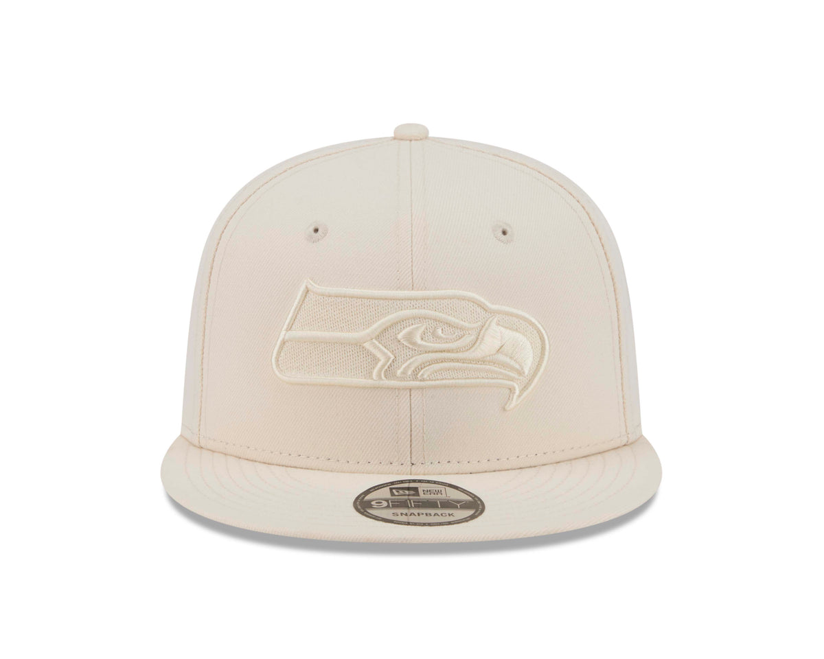 NFL Seattle Seahawks New Era Vanilla 9FIFTY Snapback Hat- Light Cream