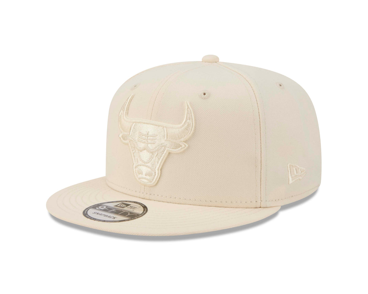 NBA Chicago Bulls New Era Vanilla 9FIFTY Snapback Hat- Light Cream