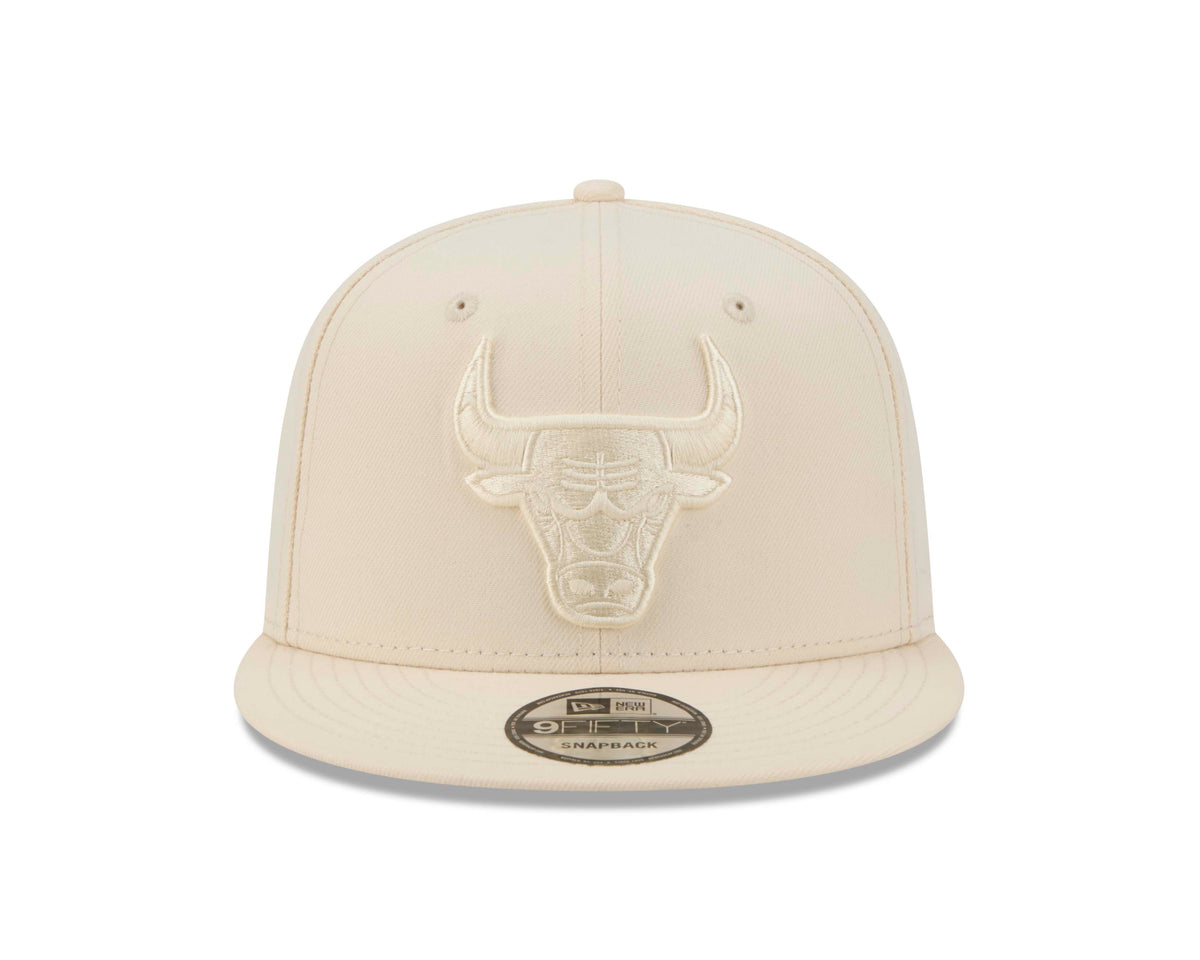 NBA Chicago Bulls New Era Vanilla 9FIFTY Snapback Hat- Light Cream