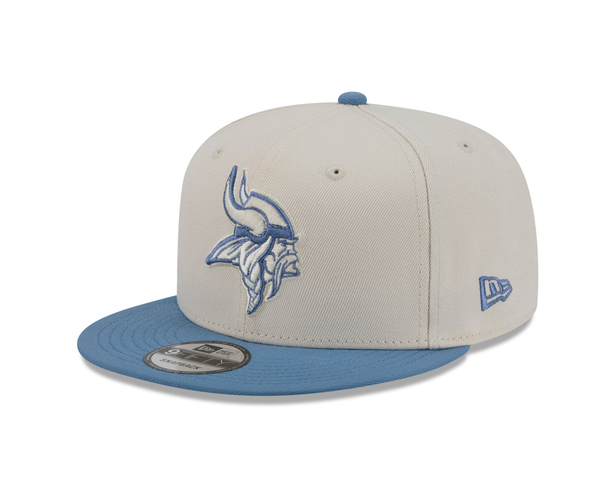 NFL Minnesota Vikings New Era Marina 9FIFTY Snpaback Hat- Cream