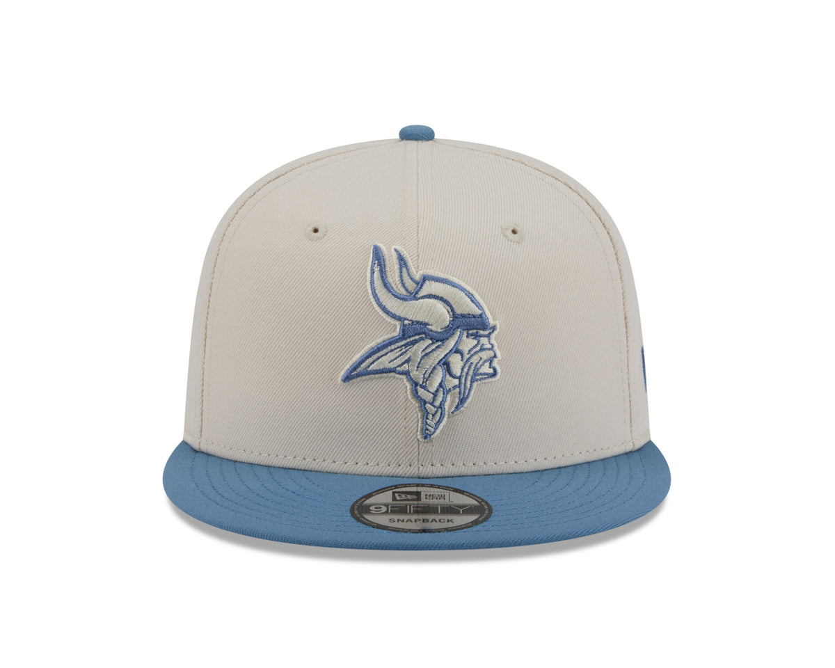 NFL Minnesota Vikings New Era Marina 9FIFTY Snpaback Hat- Cream