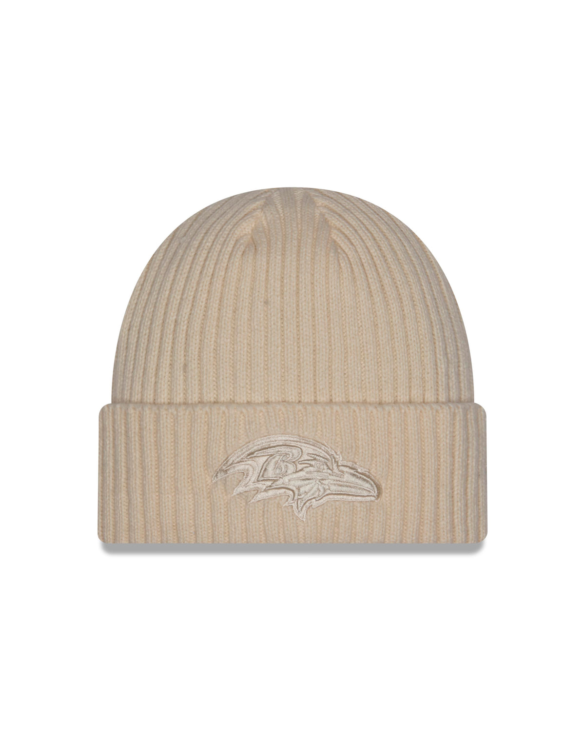 NFL Baltimore Ravens New Era Vanilla Knit- Light Cream