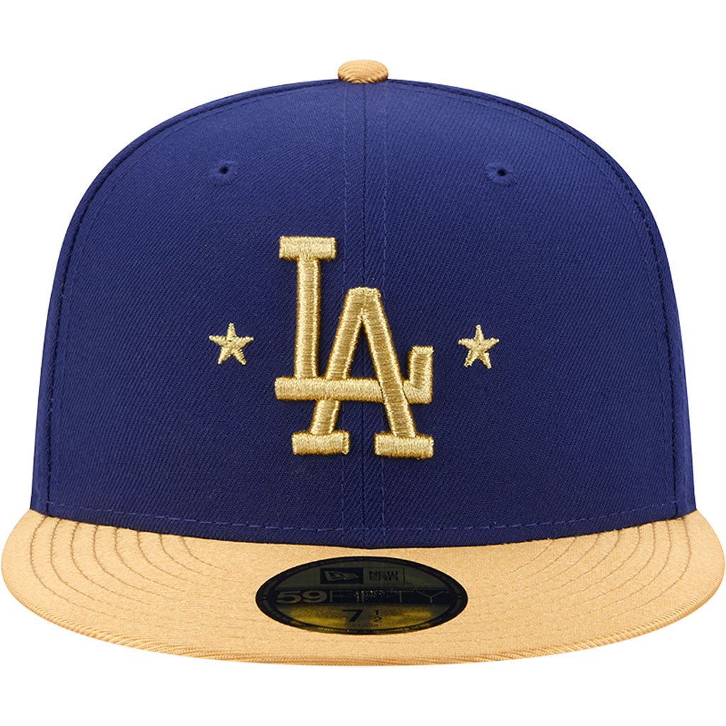 MLB Los Angeles Dodgers New Era 2026 Gold World Series Champions 59FIFTY Fitted Hat - Blue