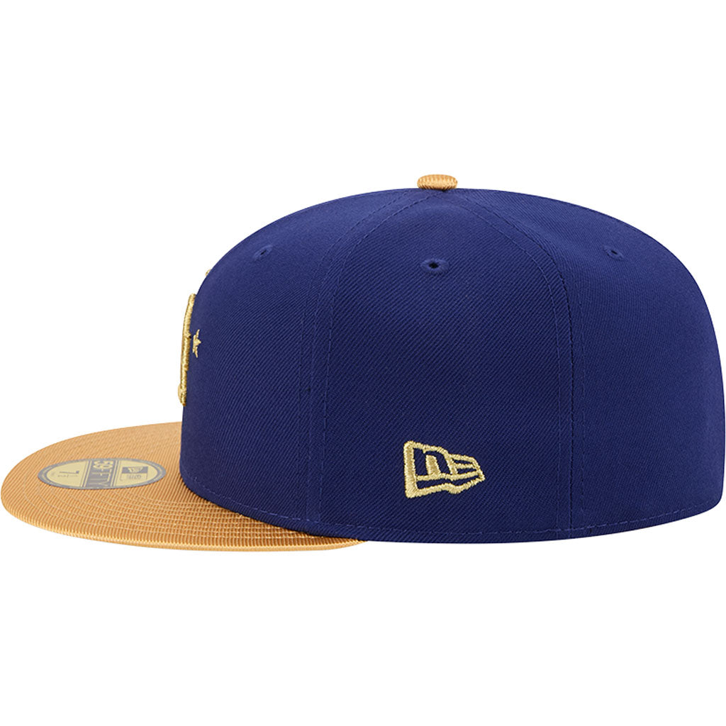 MLB Los Angeles Dodgers New Era 2026 Gold World Series Champions 59FIFTY Fitted Hat - Blue