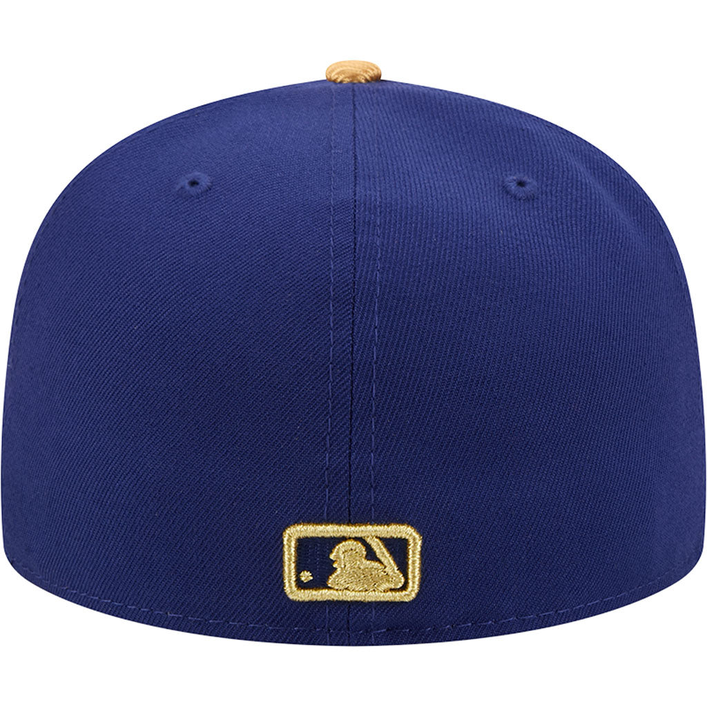 MLB Los Angeles Dodgers New Era 2026 Gold World Series Champions 59FIFTY Fitted Hat - Blue