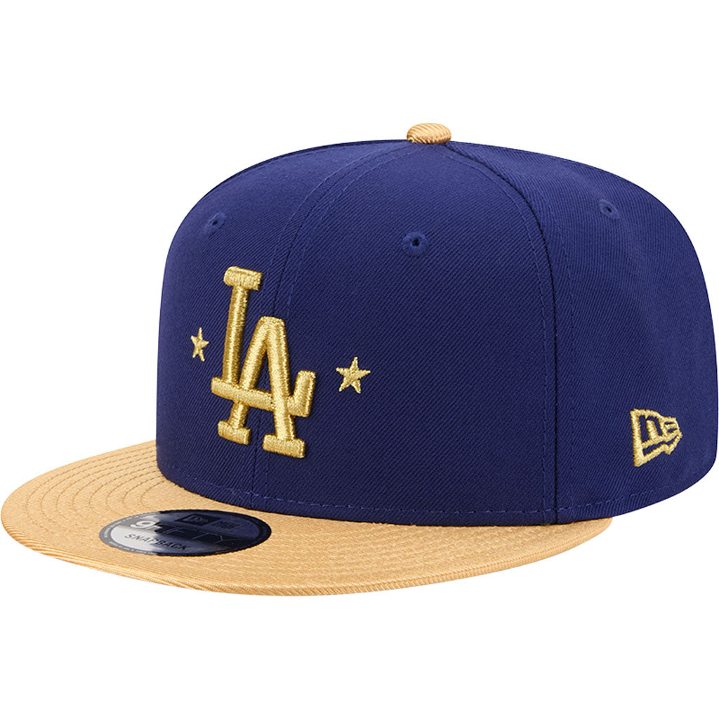 MLB Los Angeles Dodgers New Era 2026 Gold World Series Champions 9FIFTY Snapback Hat - Blue