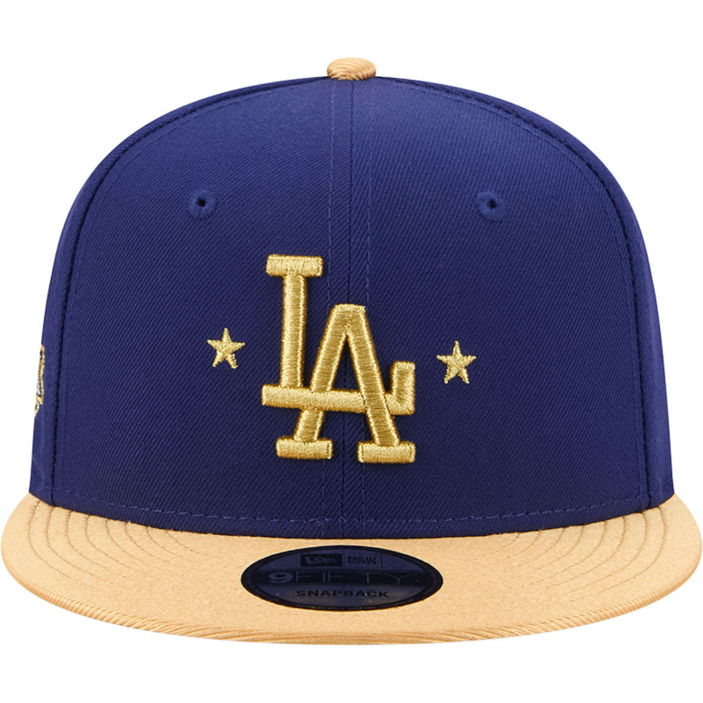 MLB Los Angeles Dodgers New Era 2026 Gold World Series Champions 9FIFTY Snapback Hat - Blue