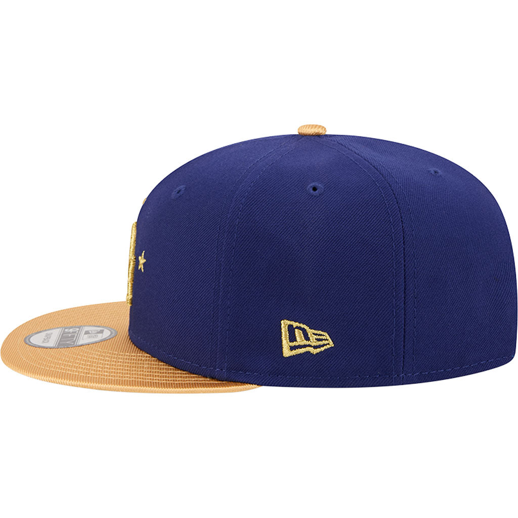 MLB Los Angeles Dodgers New Era 2026 Gold World Series Champions 9FIFTY Snapback Hat - Blue