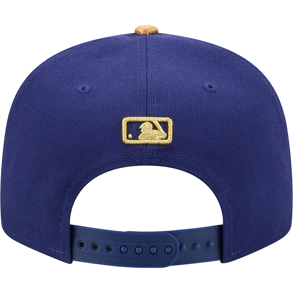 MLB Los Angeles Dodgers New Era 2026 Gold World Series Champions 9FIFTY Snapback Hat - Blue