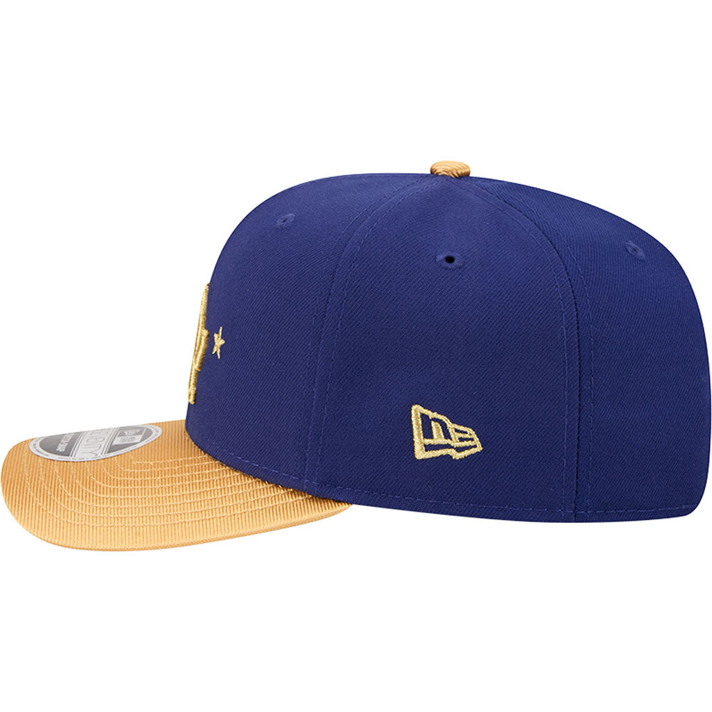 MLB Los Angeles Dodgers New Era 2026 Gold World Series Champions 9SEVENTY Stretch Snapback Hat - Blue