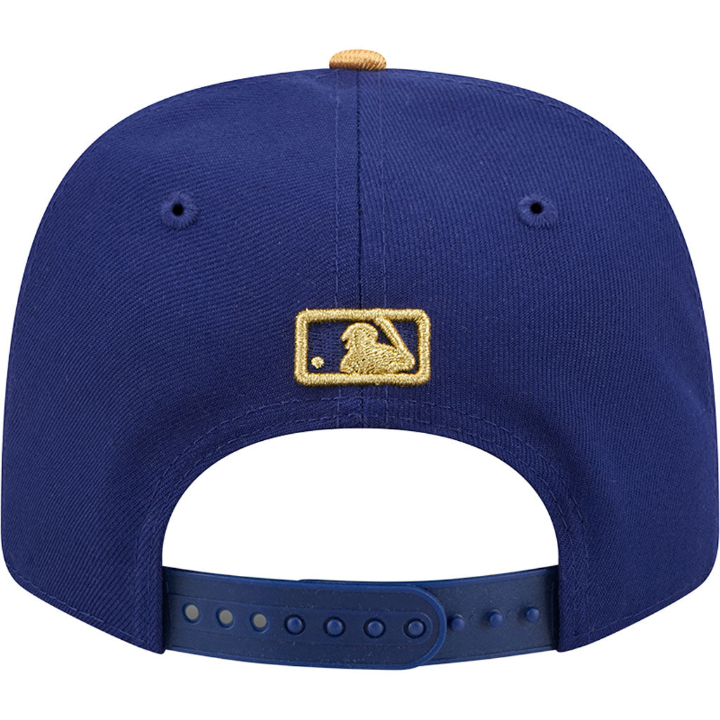 MLB Los Angeles Dodgers New Era 2026 Gold World Series Champions 9SEVENTY Stretch Snapback Hat - Blue