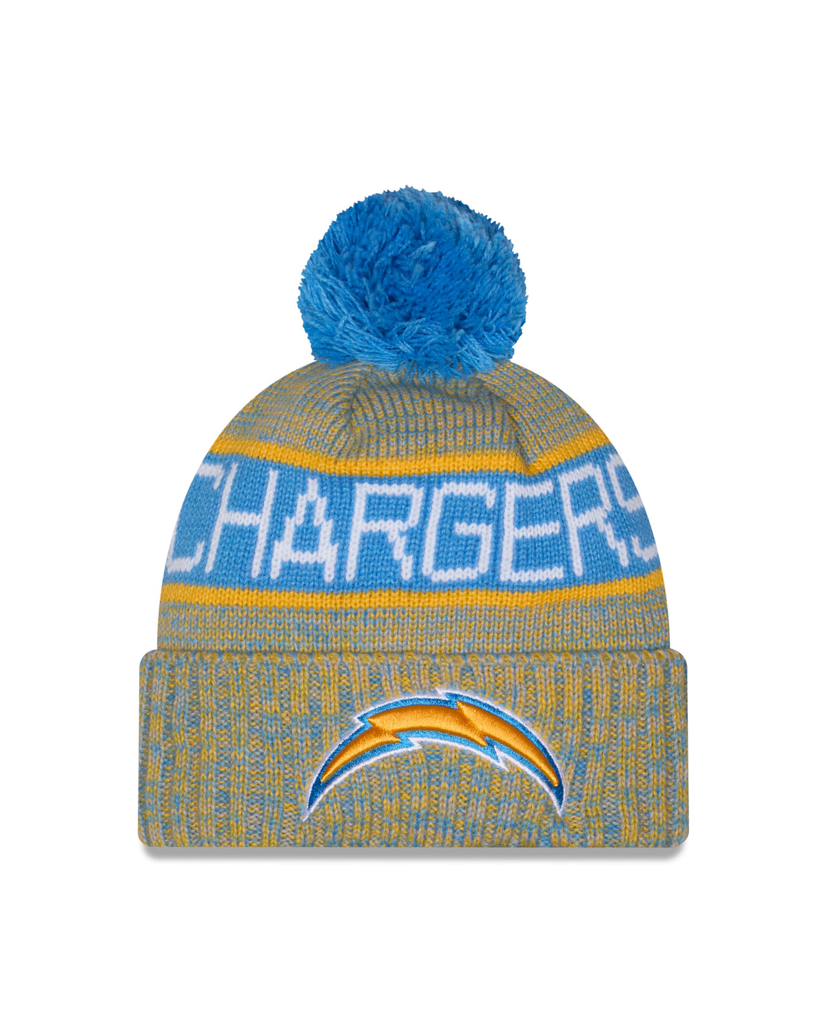 NFL Los Angeles Chargers New Era Tri Color Knit- Blue
