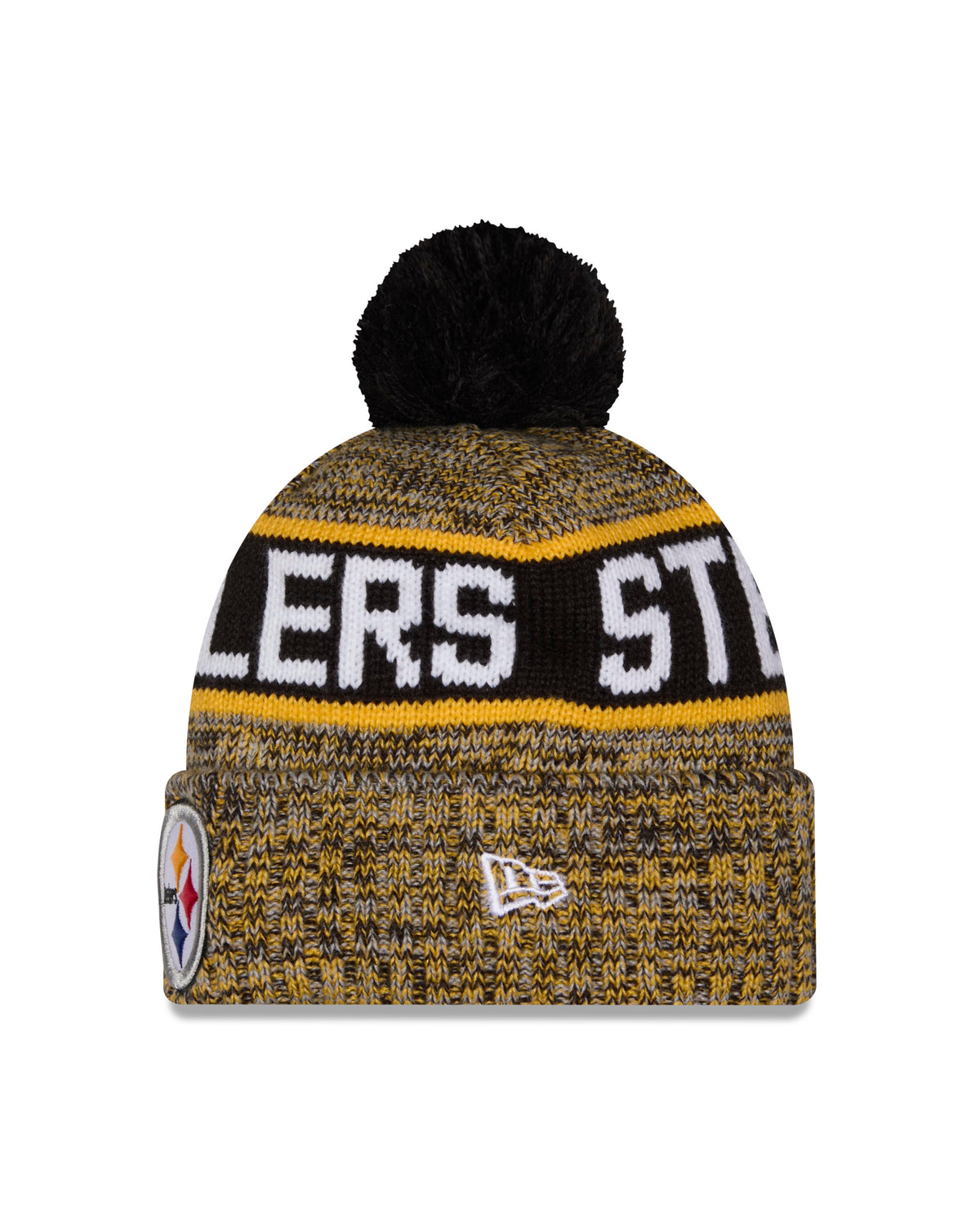 NFL Pittsburgh Steelers New Era Tri Color Knit- Black