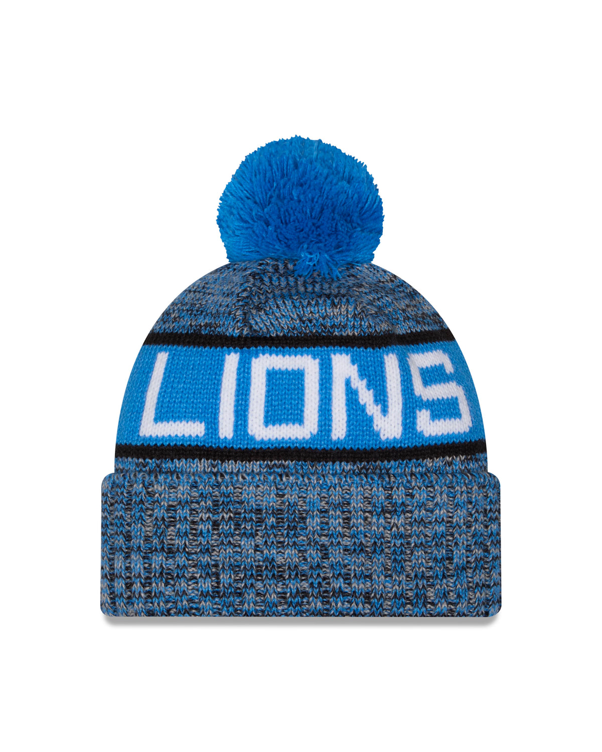 NFL Detroit Lions New Era Tri Color Knit- Blue