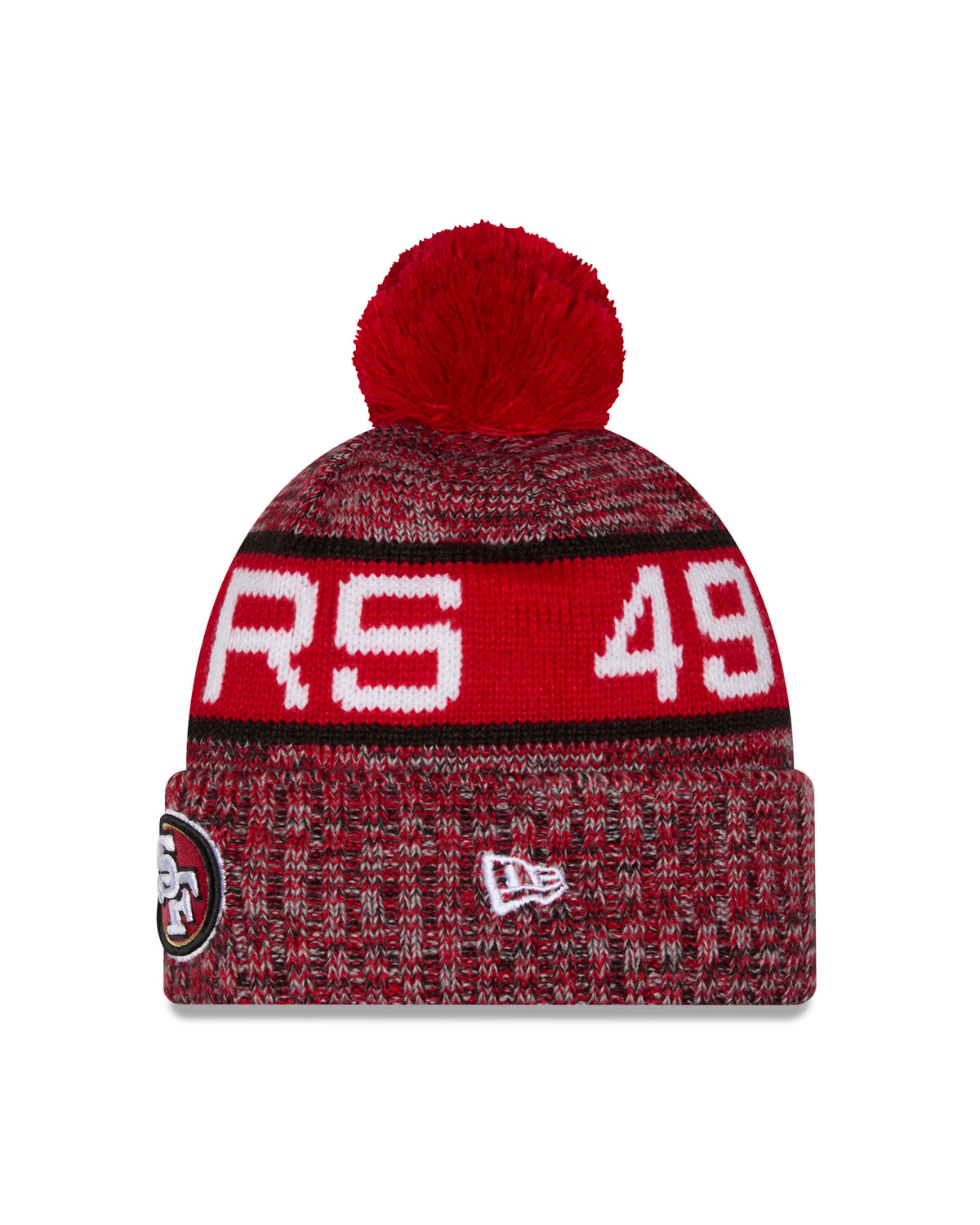 NFL San Francisco 49ers New Era Tri Color Knit- Red