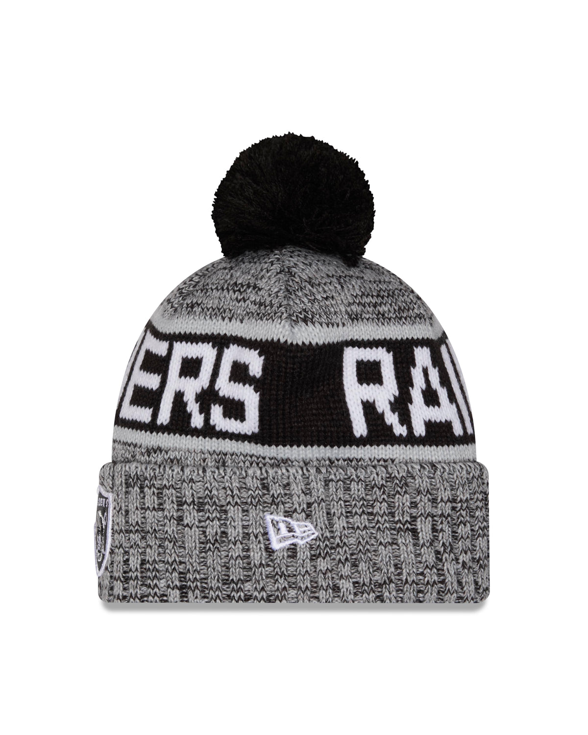 NFL Las Vegas Raiders New Era Tri Color Knit- Black