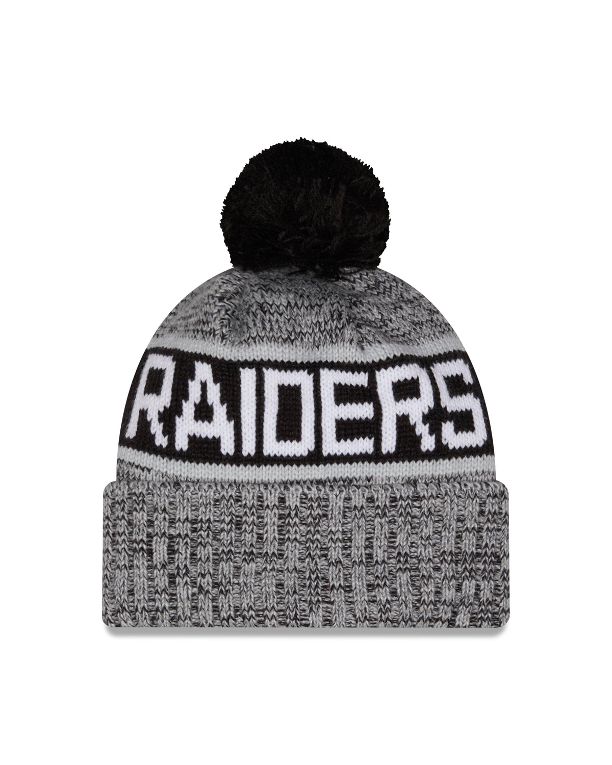 NFL Las Vegas Raiders New Era Tri Color Knit- Black