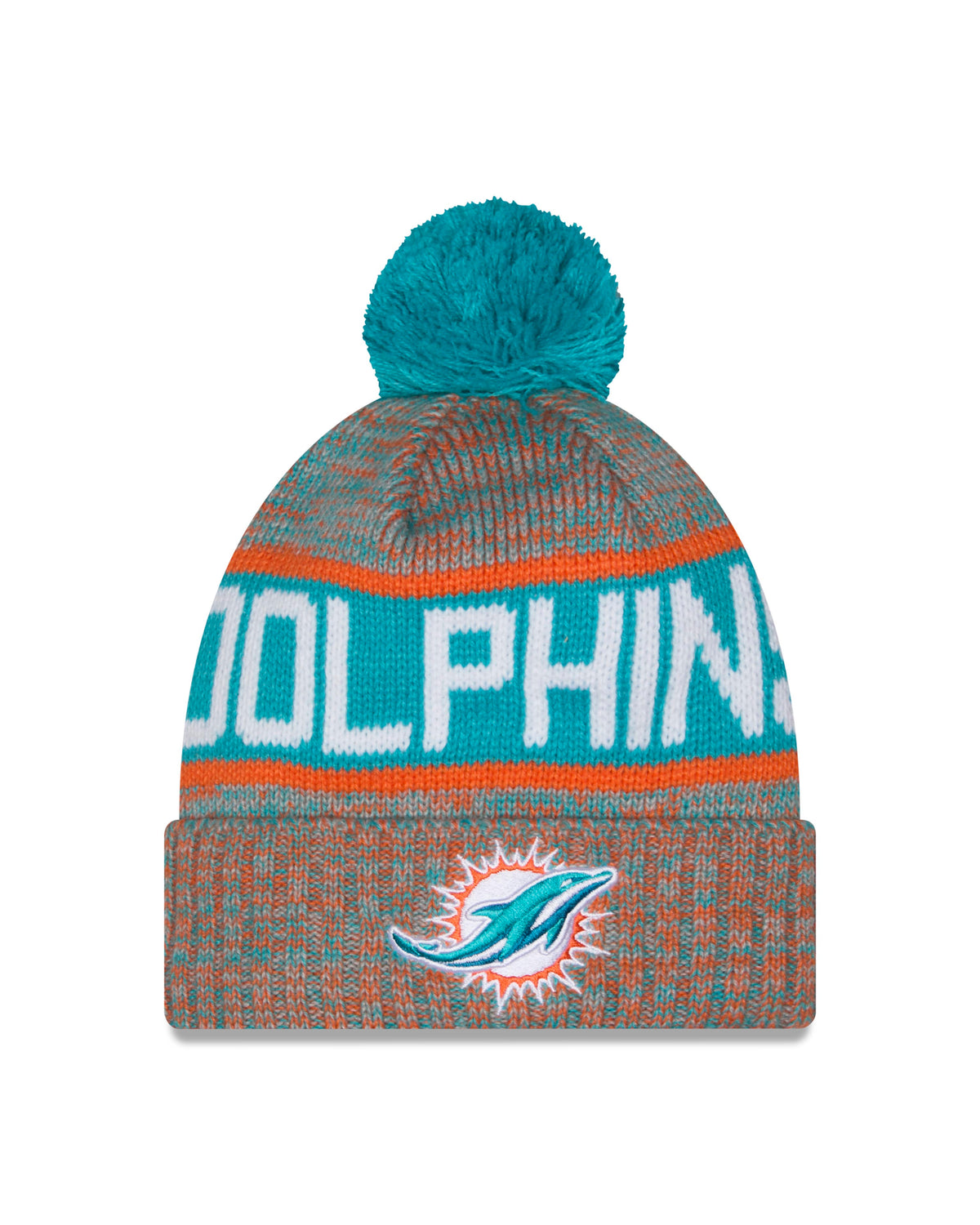 NFL Miami Dolphins New Era Tri Color Knit- Teal