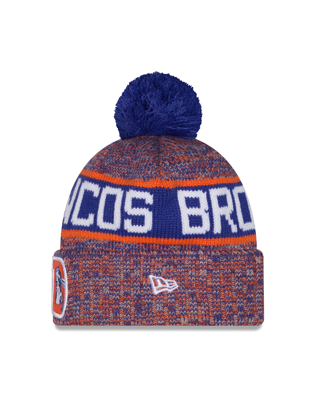 NFL Denver Broncos New Era Tri Color Knit- Blue