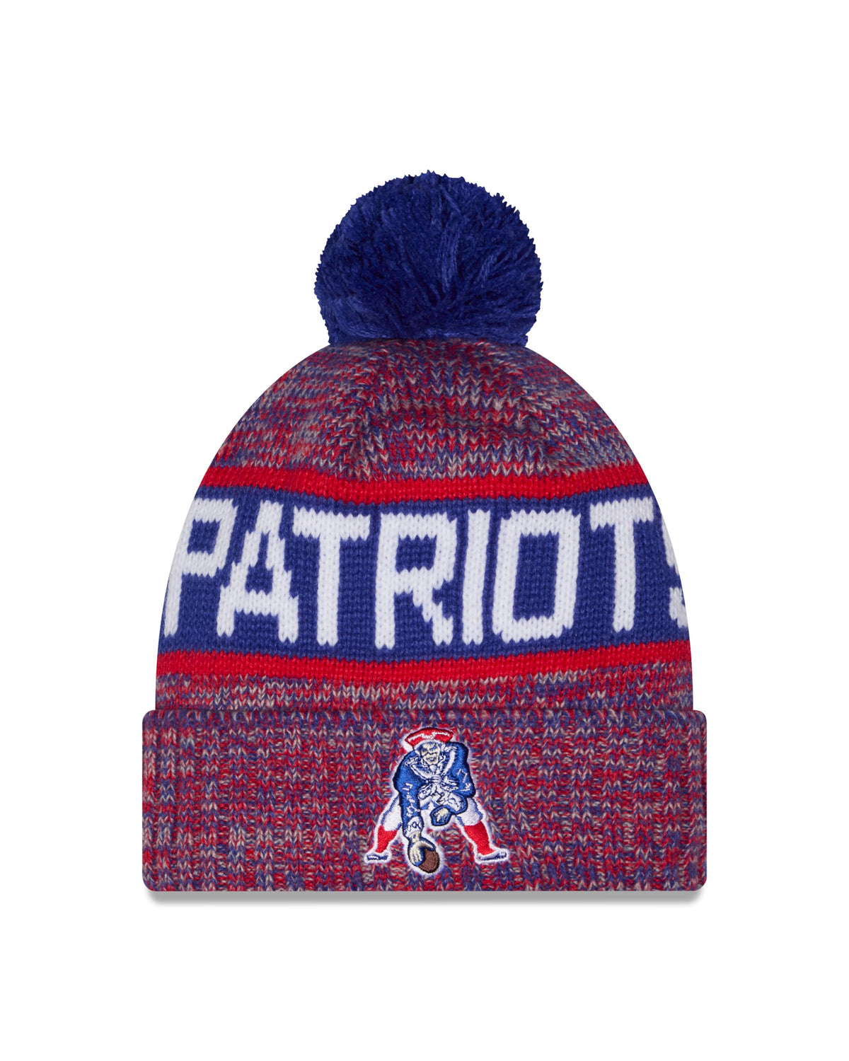 NFL New England Patriots New Era Tri Color Knit- Blue