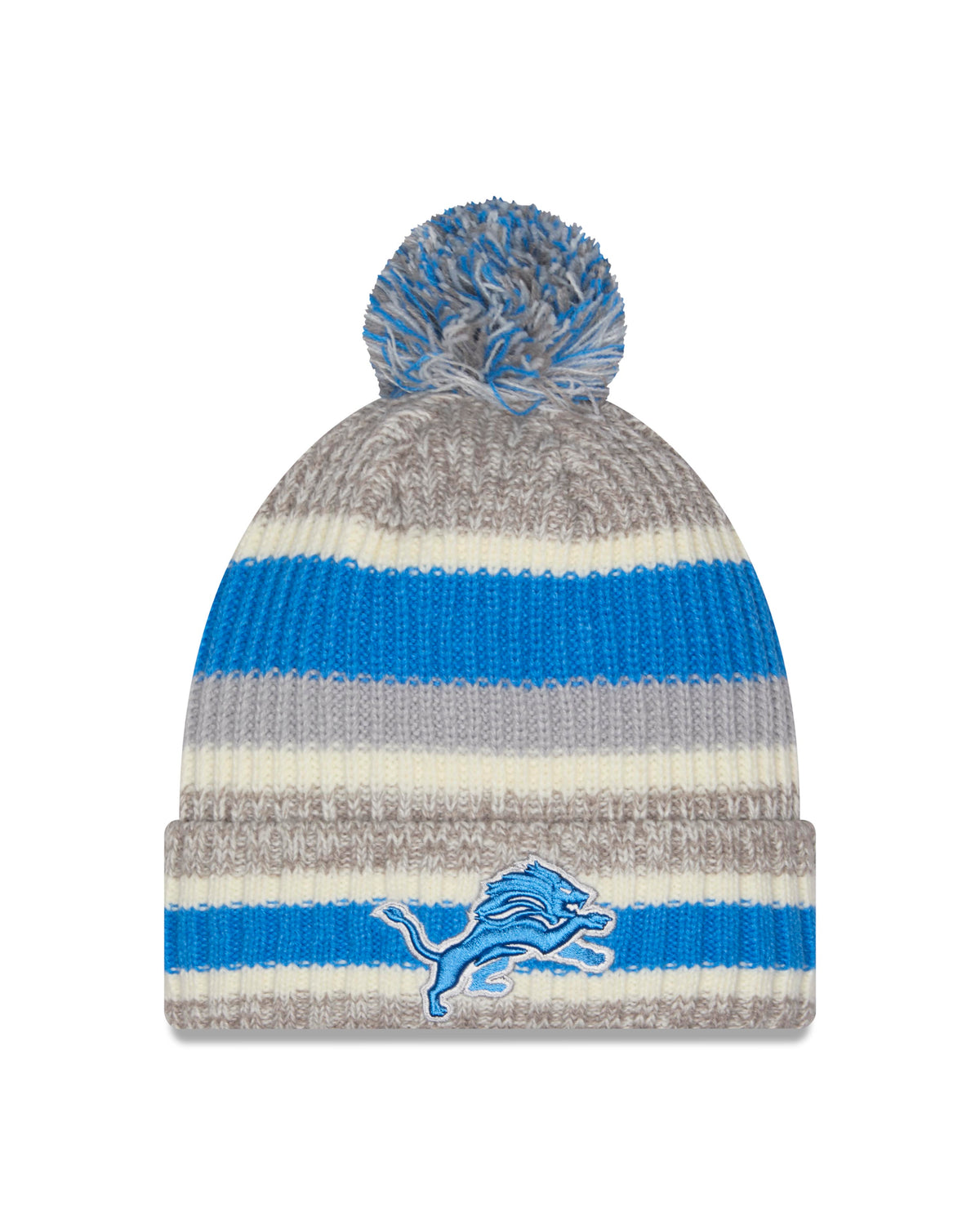 NFL Detroit Lions New Era Stripe Knit- Gray