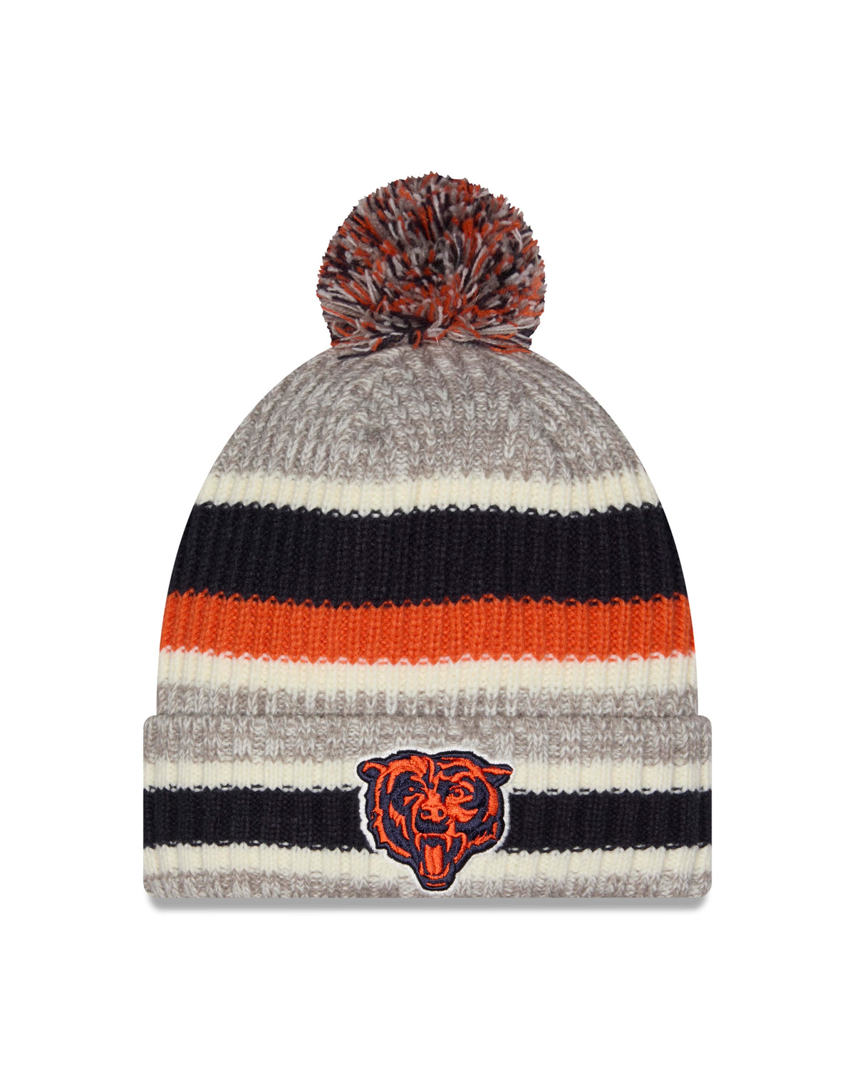 NFL Chicago Bears New Era Stripe Knit- Gray
