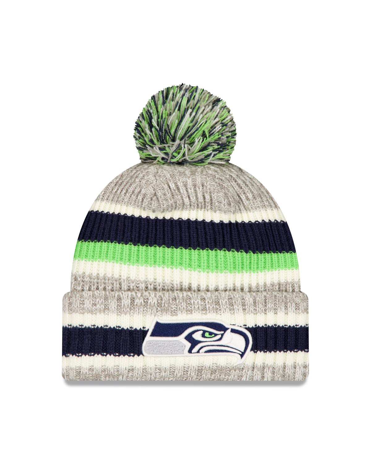 NFL Seattle Seahawks New Era Stripe Knit- Gray