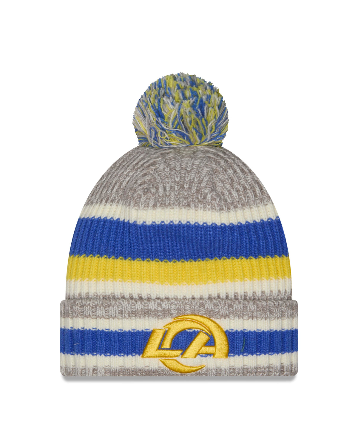 NFL Los Angeles Rams New Era Stripe Knit- Gray