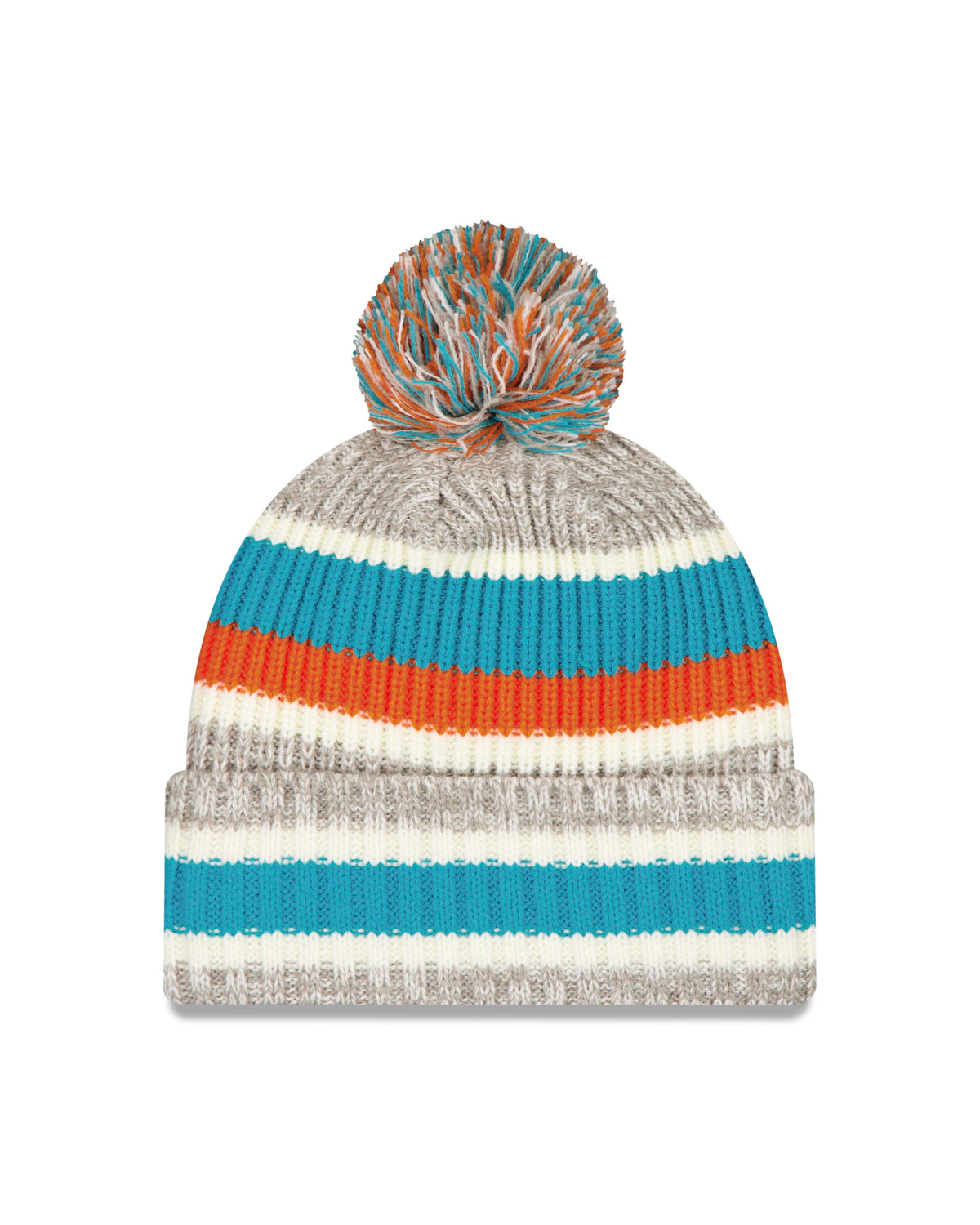 NFL Miami Dolphins New Era Stripe Knit- Gray