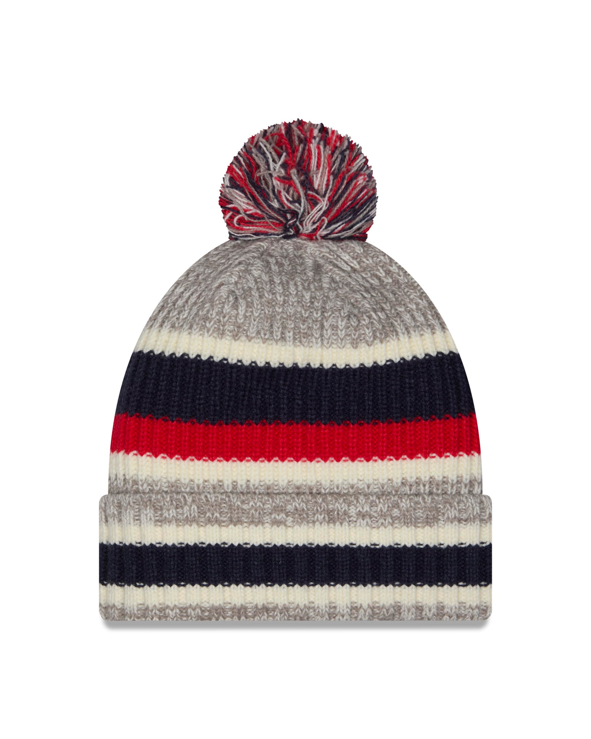 NFL New England Patriots New Era Stripe Knit- Gray