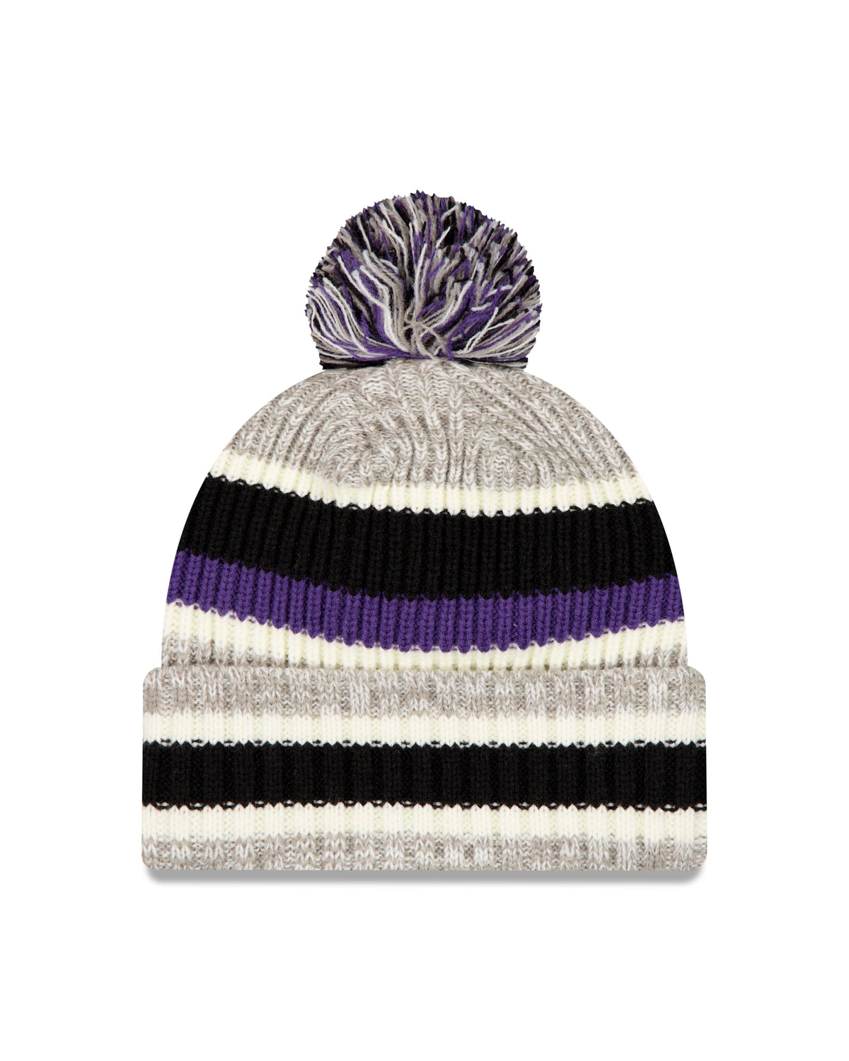 NFL Baltimore Ravens New Era Stripe Knit- Gray