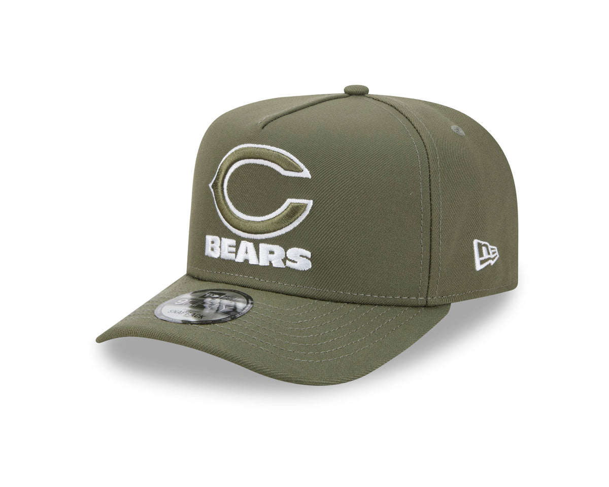 NFL Chicago Bears New Era Field Issue 9FIFTY A-Frame Snapback Hat- Green