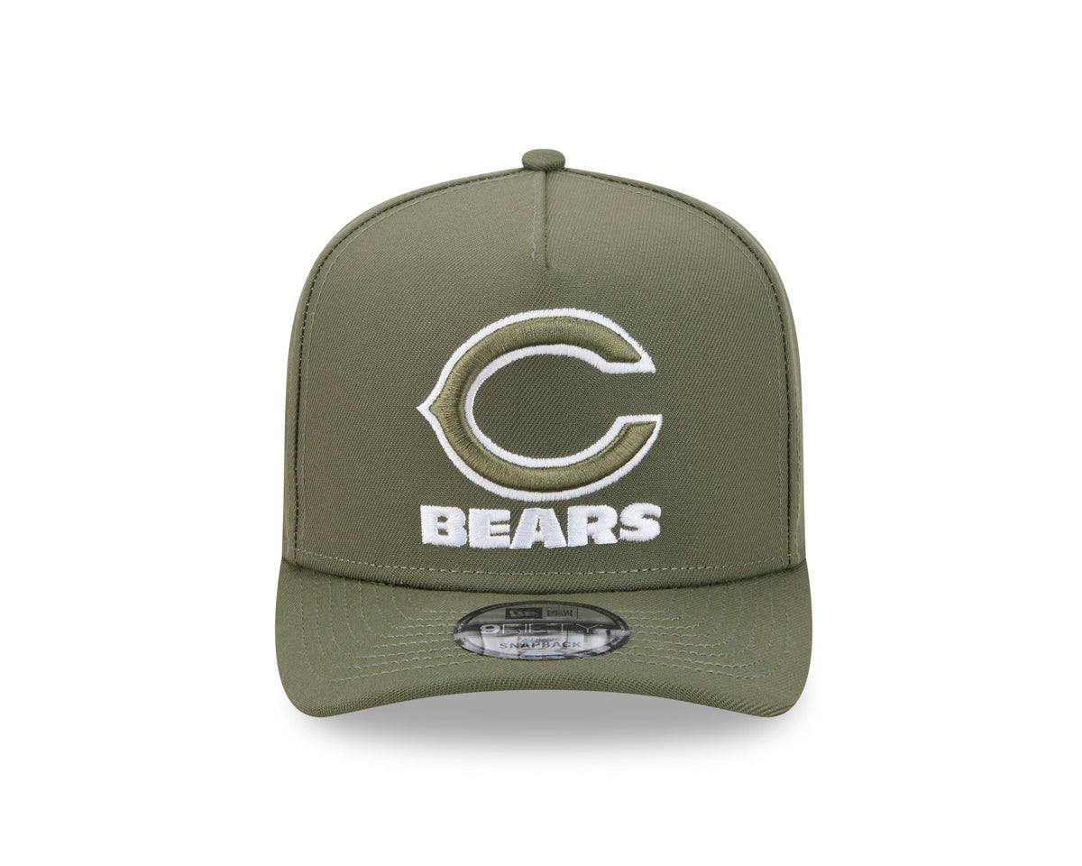 NFL Chicago Bears New Era Field Issue 9FIFTY A-Frame Snapback Hat- Green