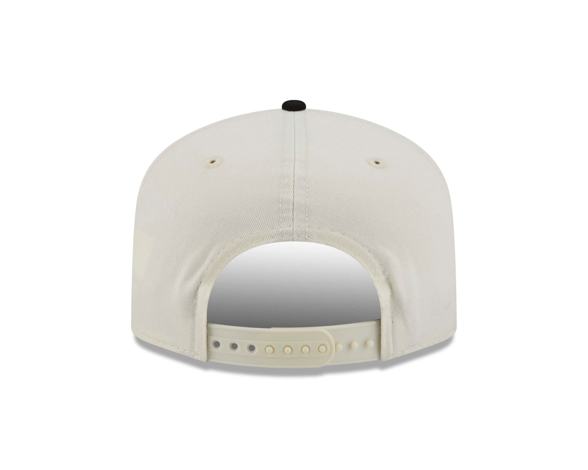 NFL Pittsburgh Steelers New Era Stacked 19TWENTY Snapback Hat- Cream