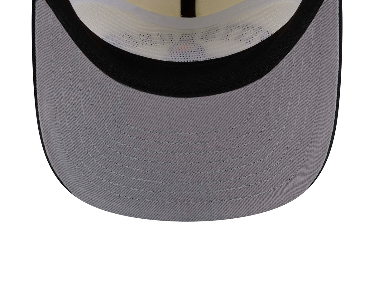 NFL Pittsburgh Steelers New Era Stacked 19TWENTY Snapback Hat- Cream