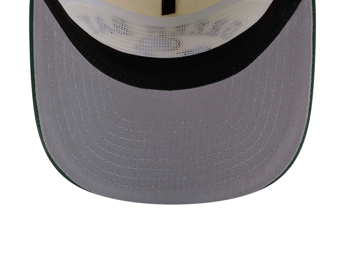 NFL Green Bay Packers New Era Stacked 19TWENTY Snapback Hat- Cream