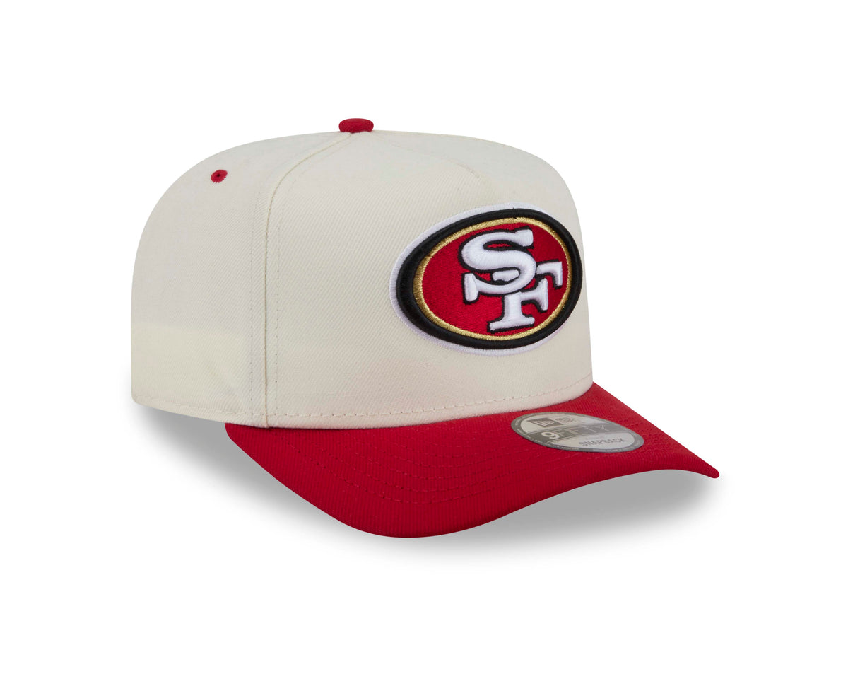 NFL San Francisco 49ers New Era Rear Hit 9FIFTY A-Frame Snapback Hat- Cream