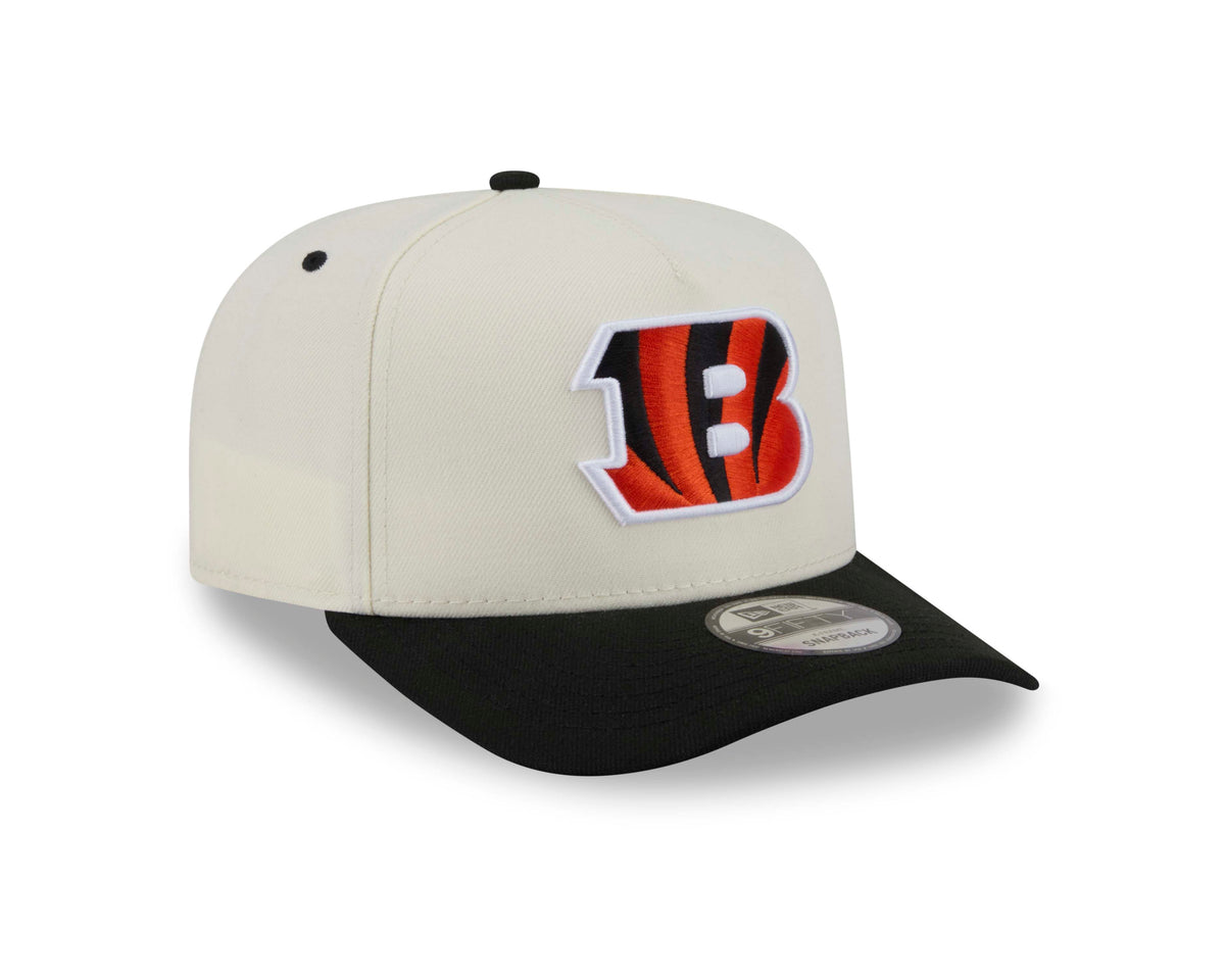 NFL Cincinnati Bengals New Era Rear Hit 9FIFTY A-Frame Snapback Hat- Cream
