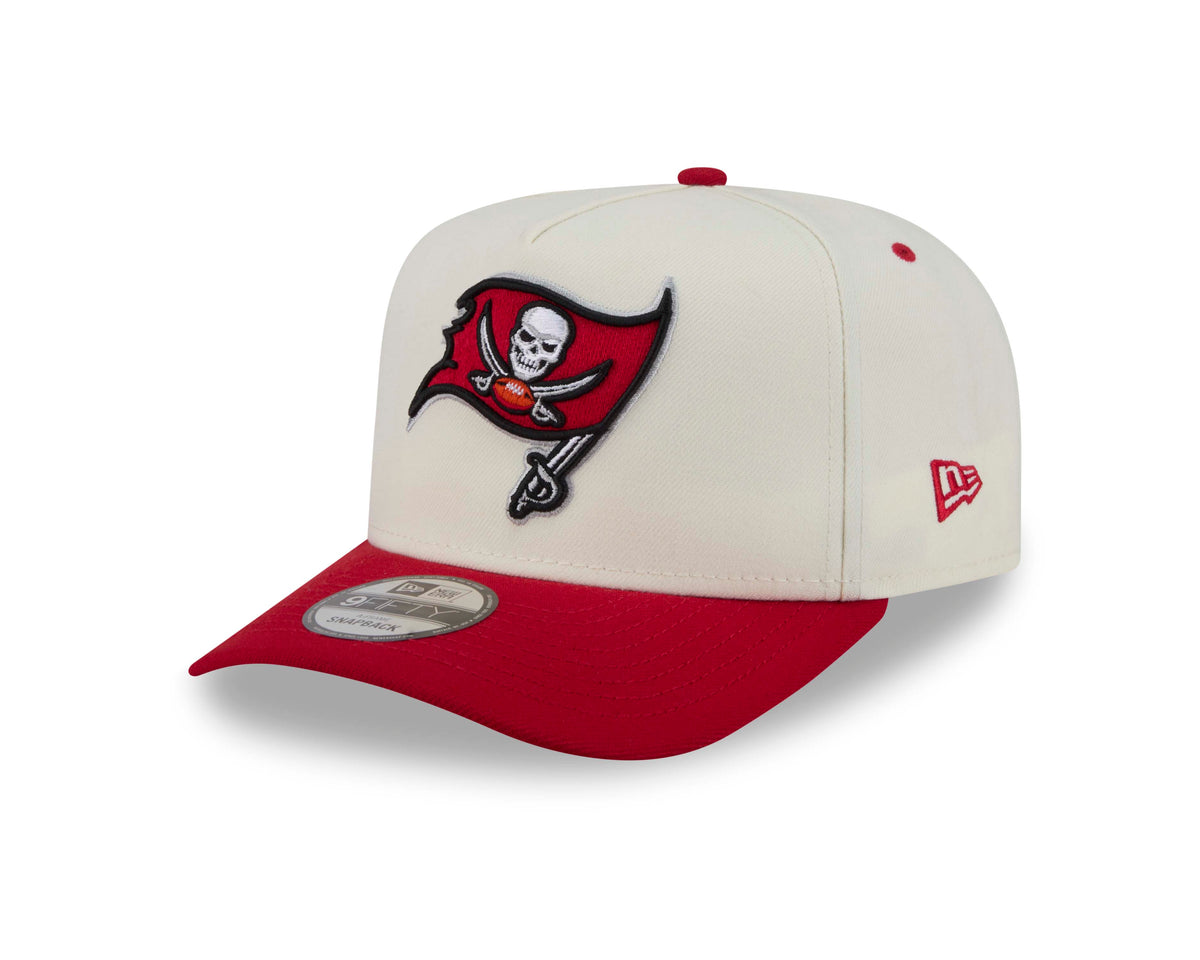 NFL Tampa Bay Buccaneers New Era Rear Hit 9FIFTY A-Frame Snapback Hat- Cream