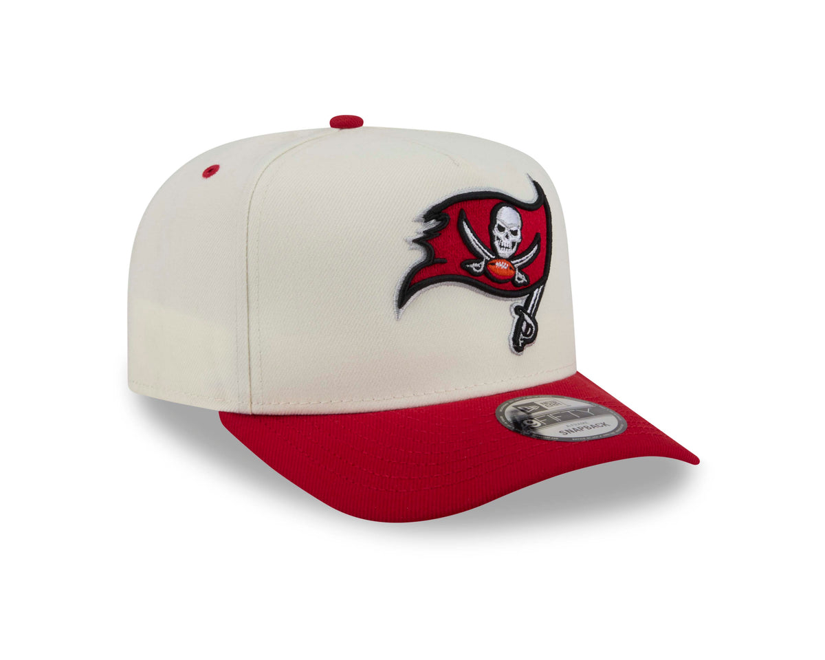NFL Tampa Bay Buccaneers New Era Rear Hit 9FIFTY A-Frame Snapback Hat- Cream