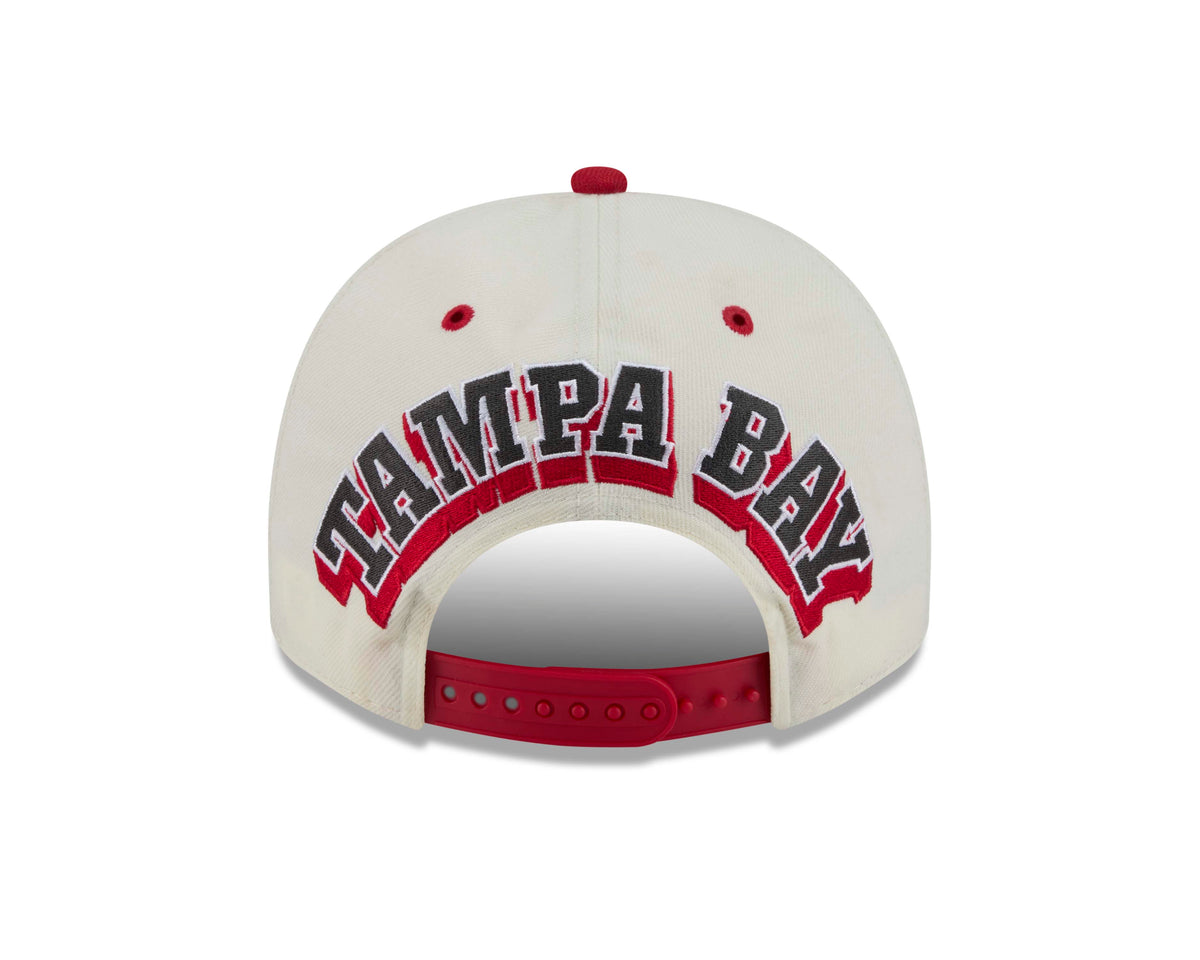 NFL Tampa Bay Buccaneers New Era Rear Hit 9FIFTY A-Frame Snapback Hat- Cream