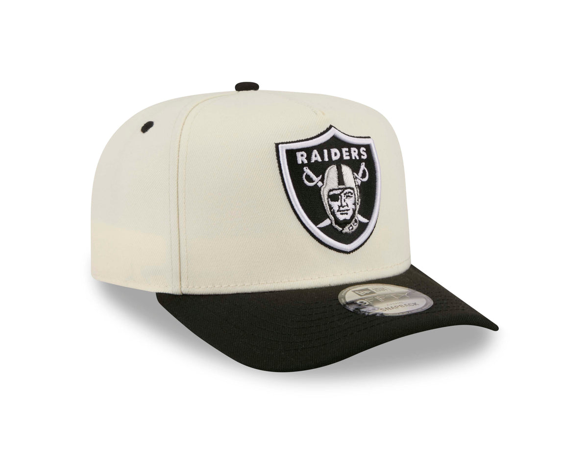 NFL Las Vegas Raiders New Era Rear Hit 9FIFTY A-Frame Snapback Hat- Cream