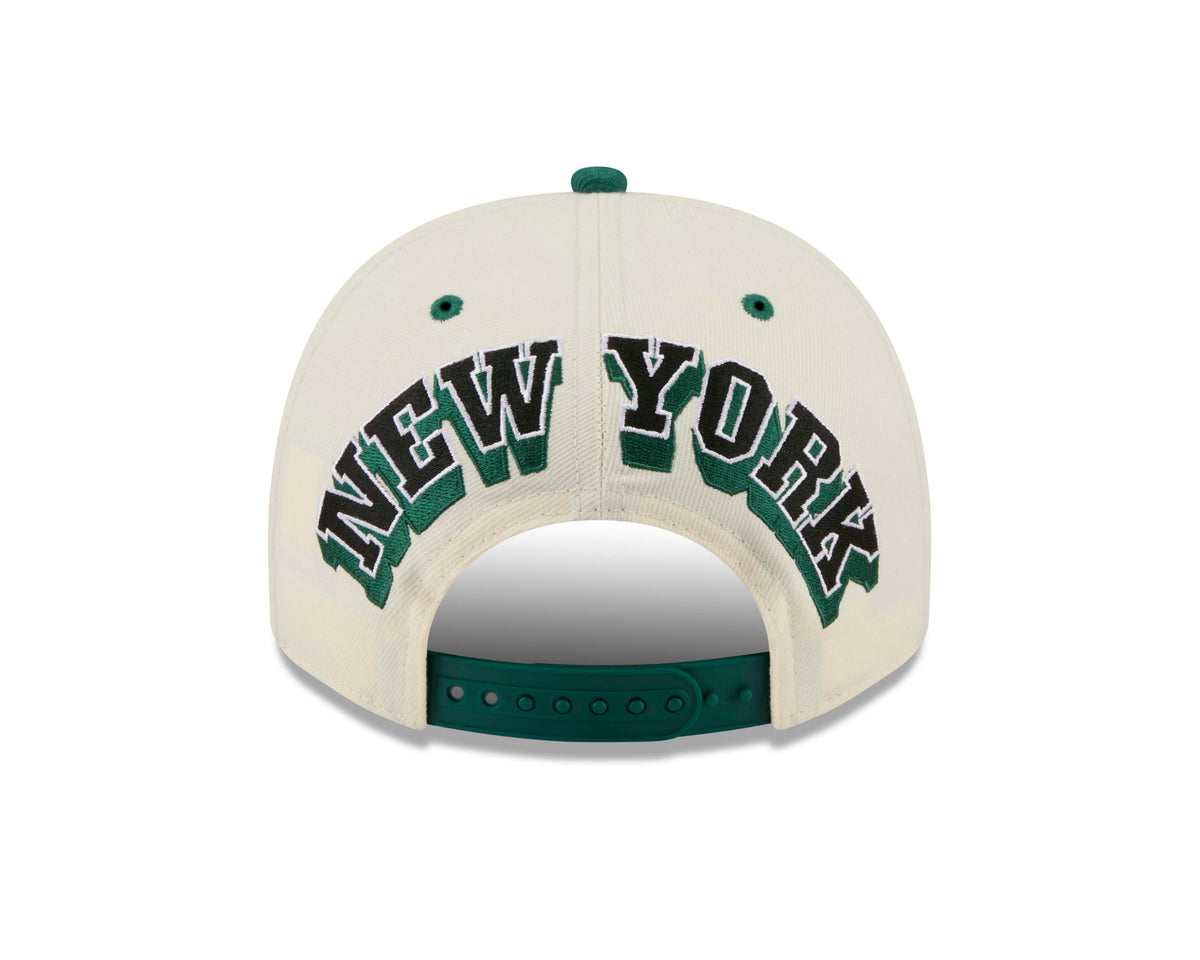 NFL New York Jets New Era Rear Hit 9FIFTY A-Frame Snapback Hat- Cream