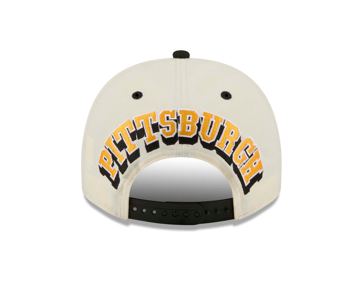 NFL Pittsburgh Steelers New Era Rear Hit 9FIFTY A-Frame Snapback Hat- Cream