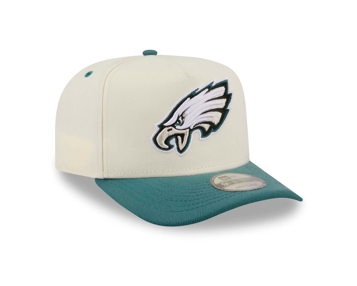 NFL Philadelphia Eagles New Era Rear Hit 9FIFTY A-Frame Snapback Hat- Cream