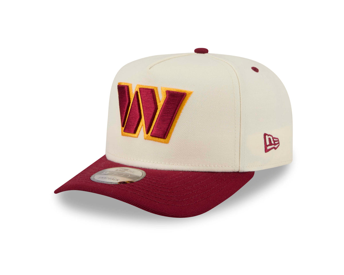 NFL Washington Commanders New Era Rear Hit 9FIFTY A-Frame Snapback Hat- Cream