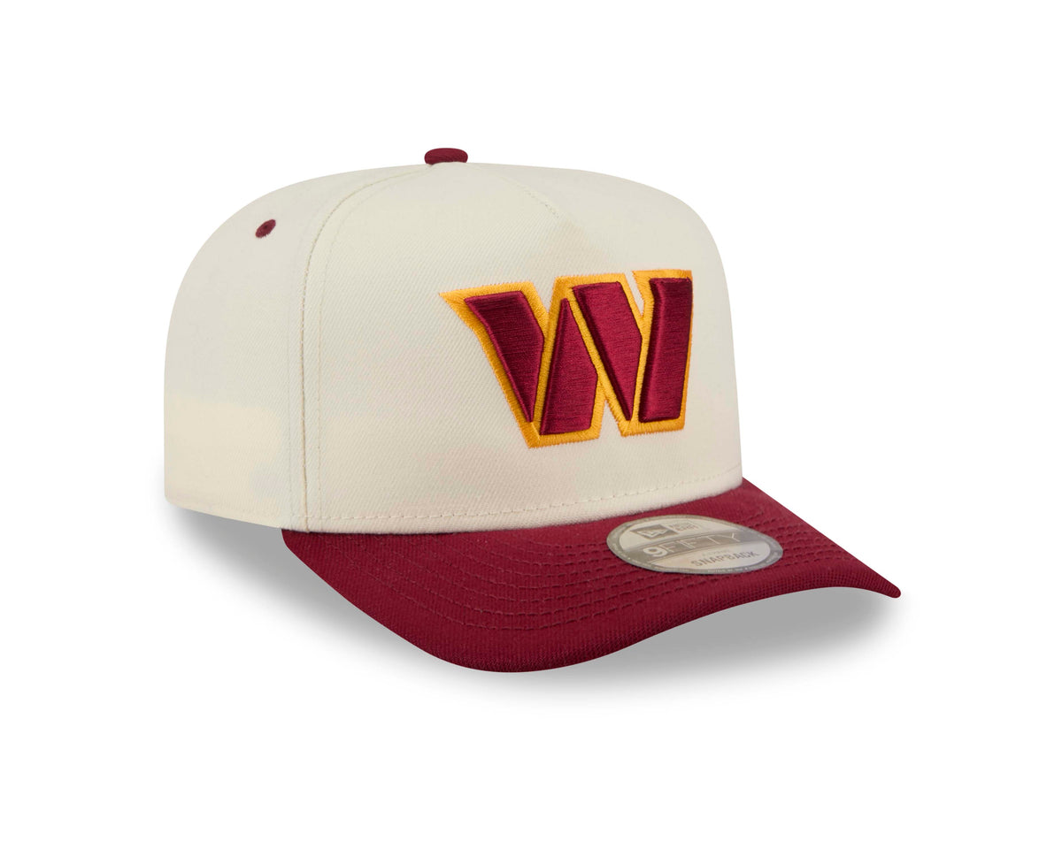 NFL Washington Commanders New Era Rear Hit 9FIFTY A-Frame Snapback Hat- Cream